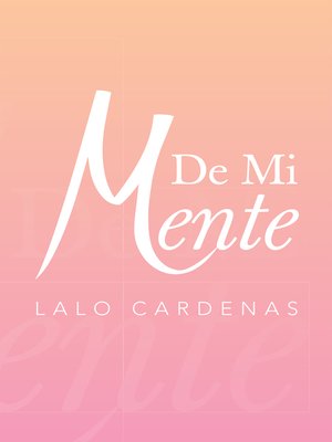 cover image of De Mi Mente